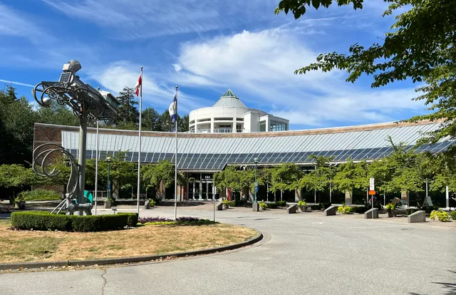 The Port Moody civic complex and City Hall.